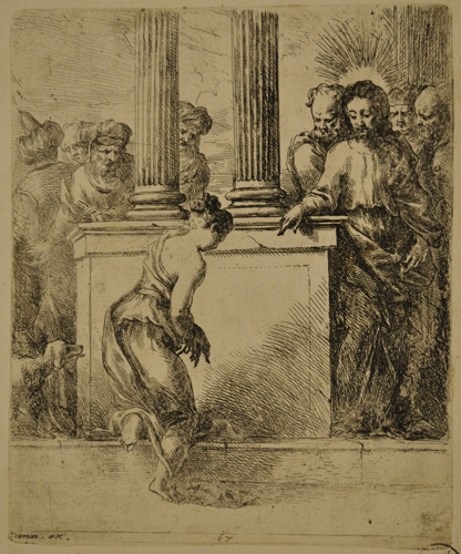 Biscaino Bartolomeo - Cristo e l'adultera